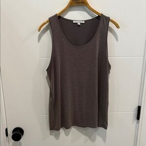 Green Envelope Scoop Neck Tank size large